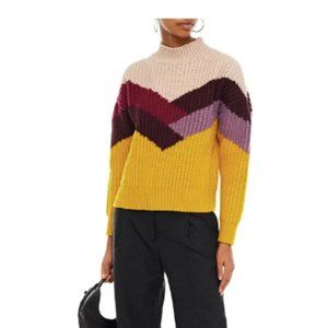 Ba&sh Colorful Turtleneck Sweater